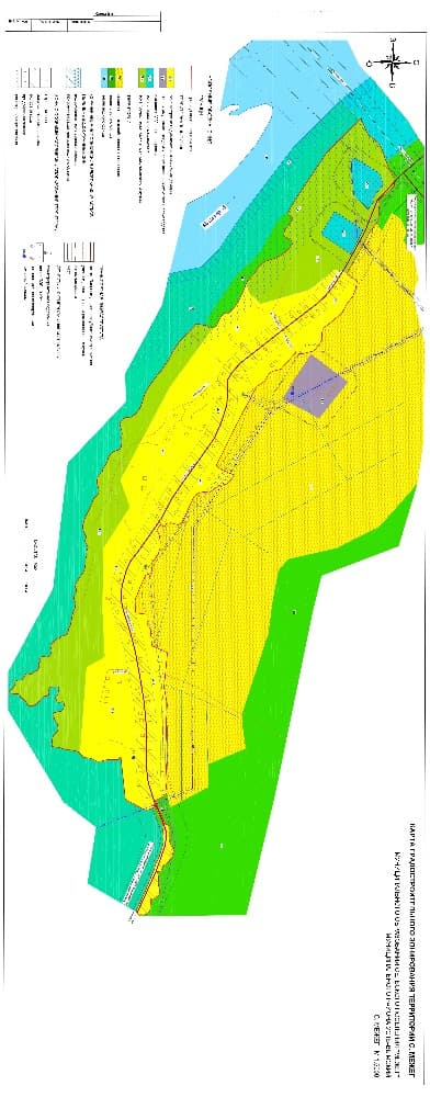 Карта градостроительного зонирования. с.Межег